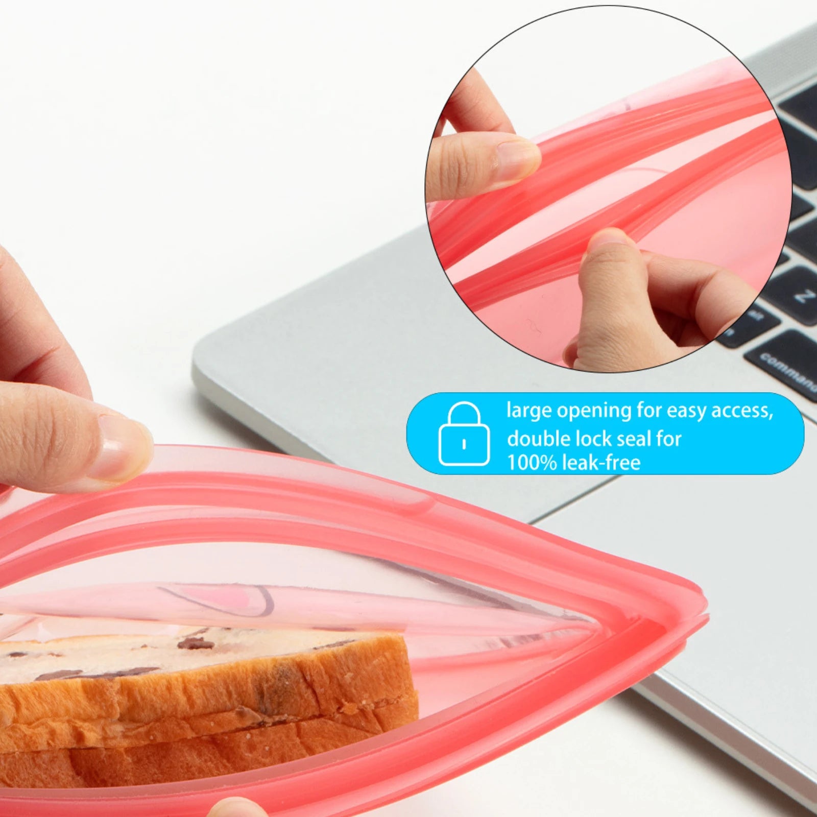 reusable sandwich bags silicone