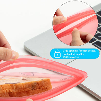 reusable sandwich bags silicone