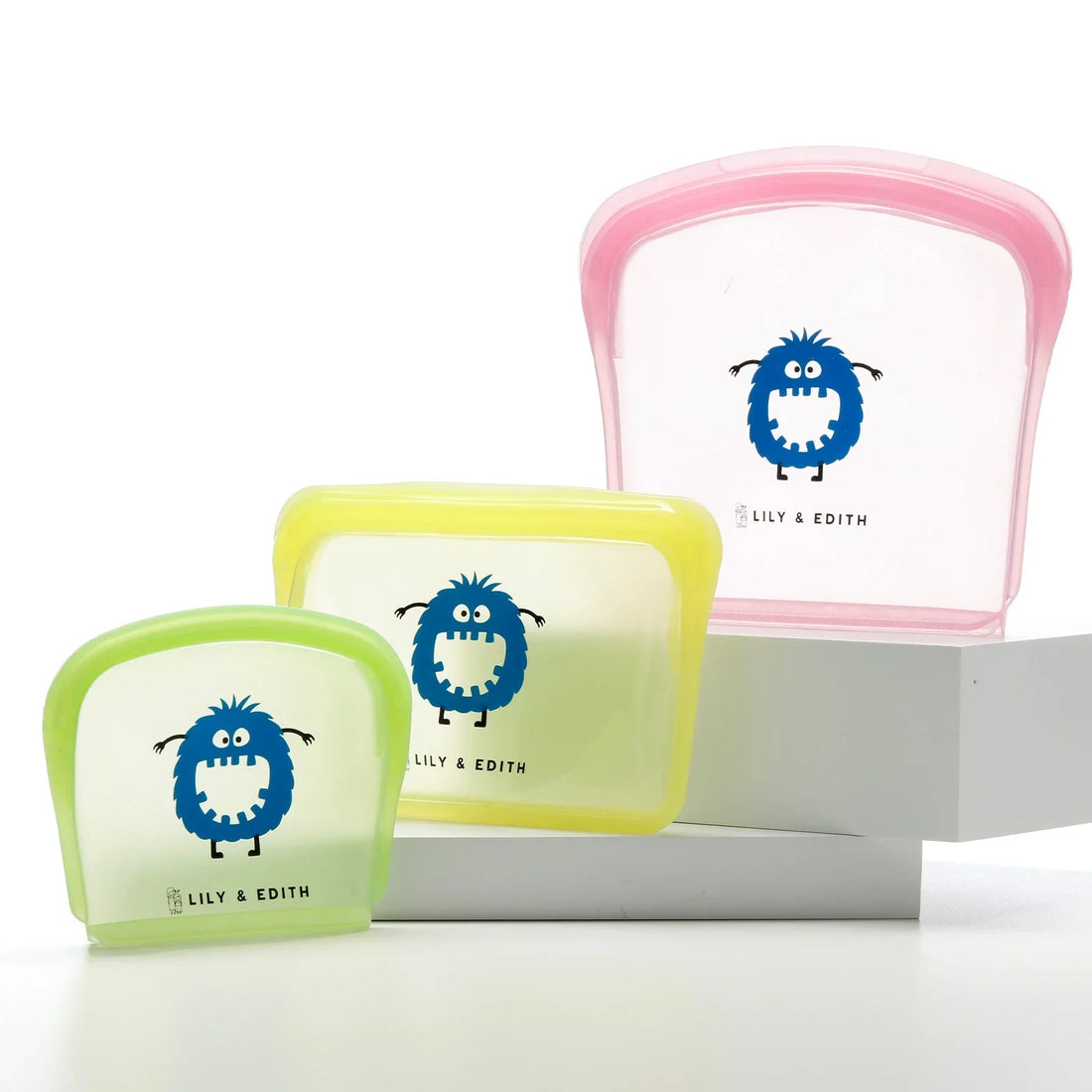silicone reusable sandwich and snack bag, a sustainable lunch solution for kids and adults, parents, teachers