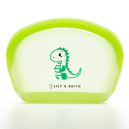 reusable silicone snack lunch bag kid adult 