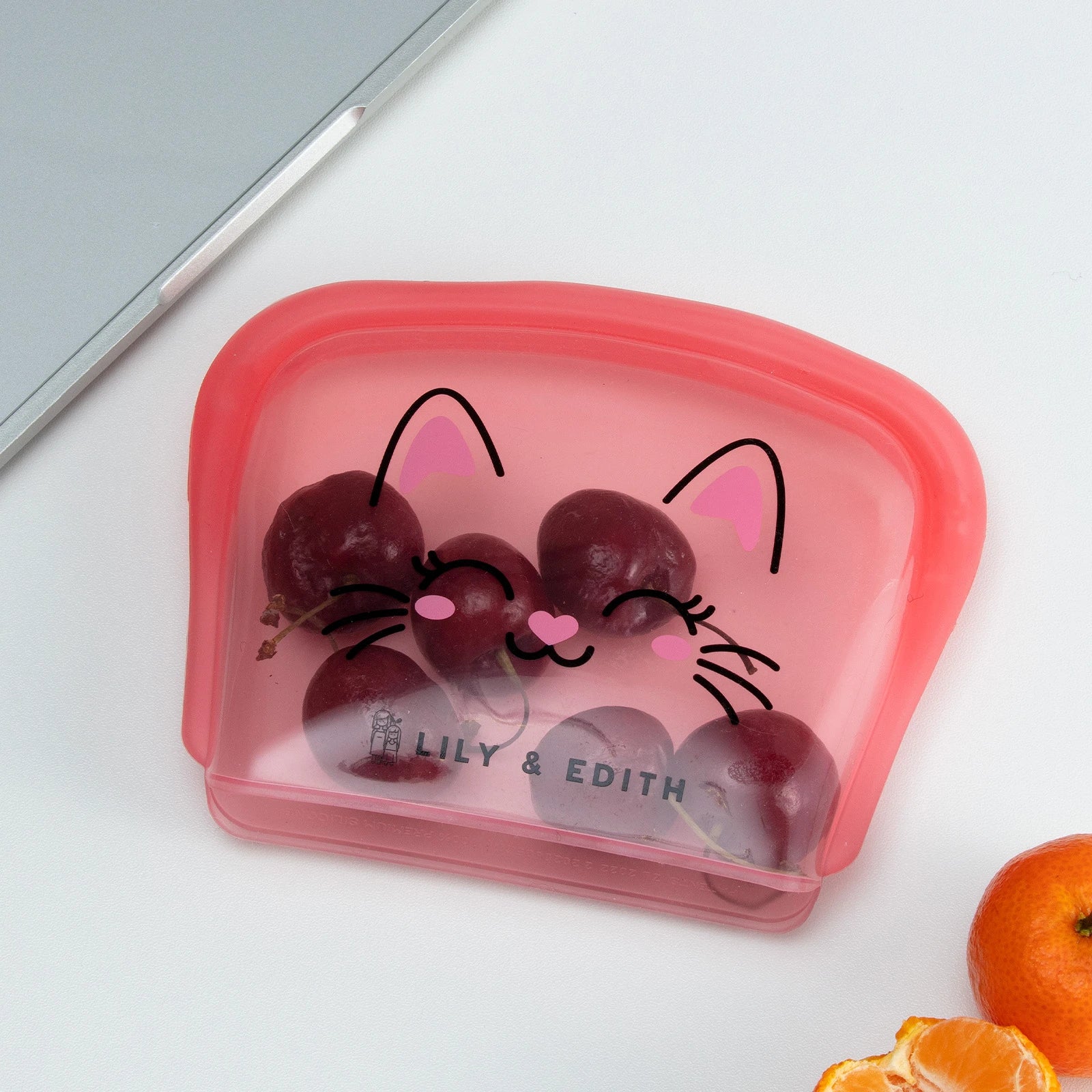 Silicone Reusable Pocket Snack Bag | Bear